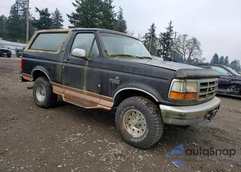 1995 Ford Bronco U100 from USA, damaged, VIN 1FMEU15H7SLA26428